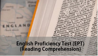 การทดสอบความสามารถภาษาอังกฤษบุคลากร มทร.อีสาน  English Proficiency Test (EPT) (Reading Comprehension)